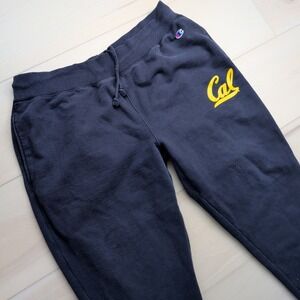 Champion UC Berkeley Cal Golden Bears Joggers Adult 2XL Reverse Weave Navy Blue